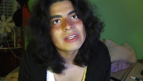 Big boobed blond's wet pussy