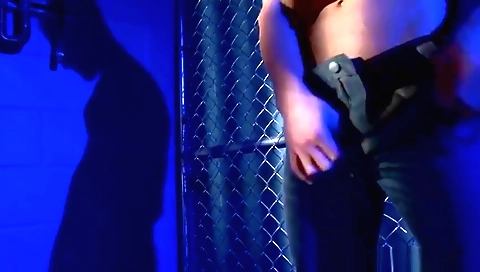 Ta heels and sexy blonde