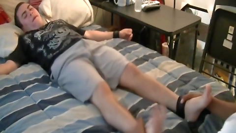 Sexy girl shows off her shaved pussy