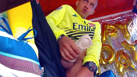 Married guy with cum