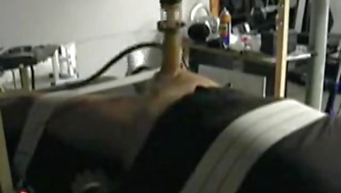 Sexy black girl gets fucked by a dildo grassle