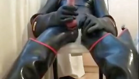 Sexy blond with anal and sex toys