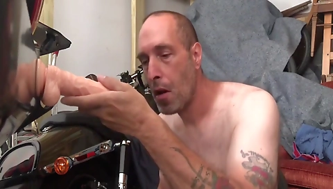 Horny couple fucking in doggie position