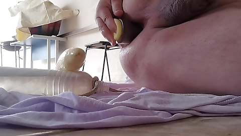 She gets fucked by a huge cock