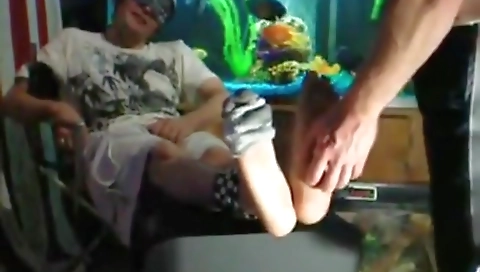 Sexy young girl with huge natural boobs