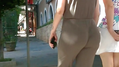 Sexy girl with huge cock in her mouth