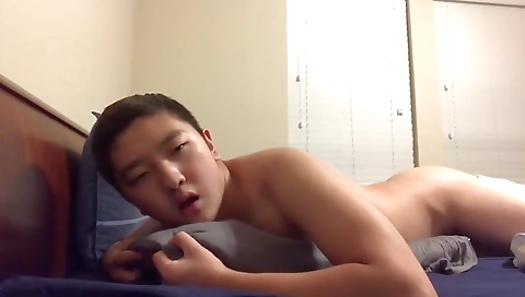 Sexy cutie and masturbates with orgasm