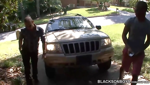 Sexy chick gets banged by a huge cock