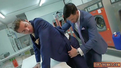 Two couple having a wild anal sex