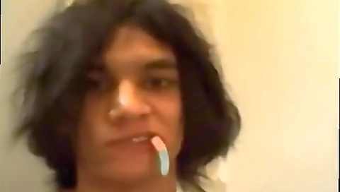 She's going end and swallows cum