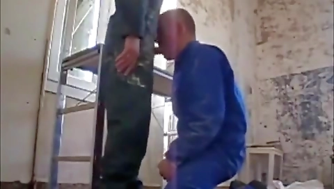 Hot blonde babe with perfect ass and her hard cock