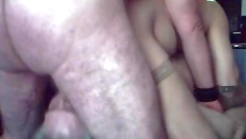 Sexy blonde skintightia fucks her pussy with a dildo