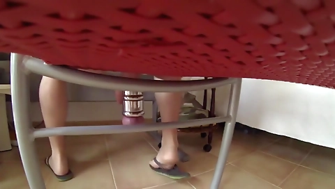 Blonde cutie with huge tits and anal fuck