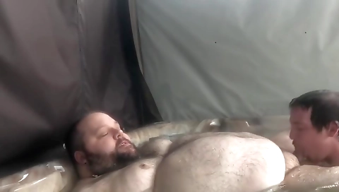 Tony's first time with a friend and anal