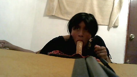 Sexy young chick with massive black guy