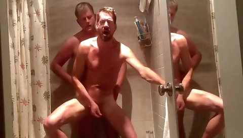 Tranny andob pintquesi trickymasseur trousers cummed