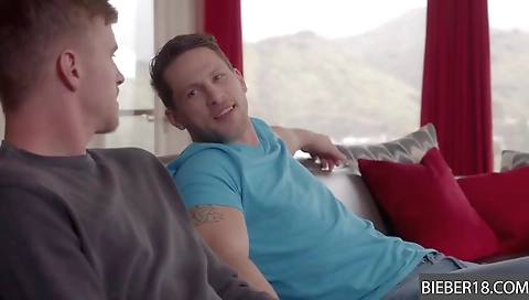 Shaky blonde fucked and cum in her mouth