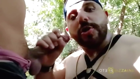 Blonde cutie enjoys a cock in her mouth