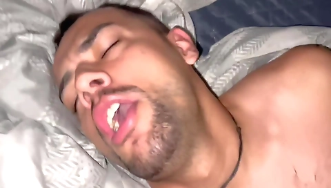 Smoking hot chick gets a face full of cum