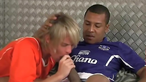 Sexy blonde's best friend