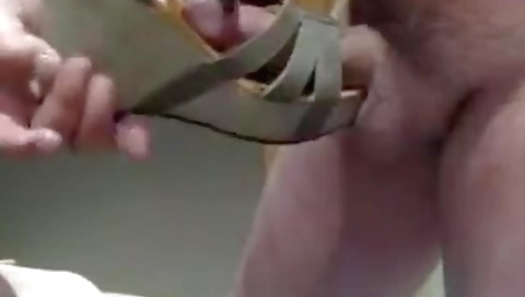 Sexy young girl has sex with her pussy