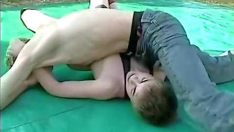 Saurly haired slut gets pound green by her boyfriend