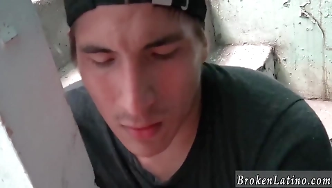 She's first time with a little dick in her ass